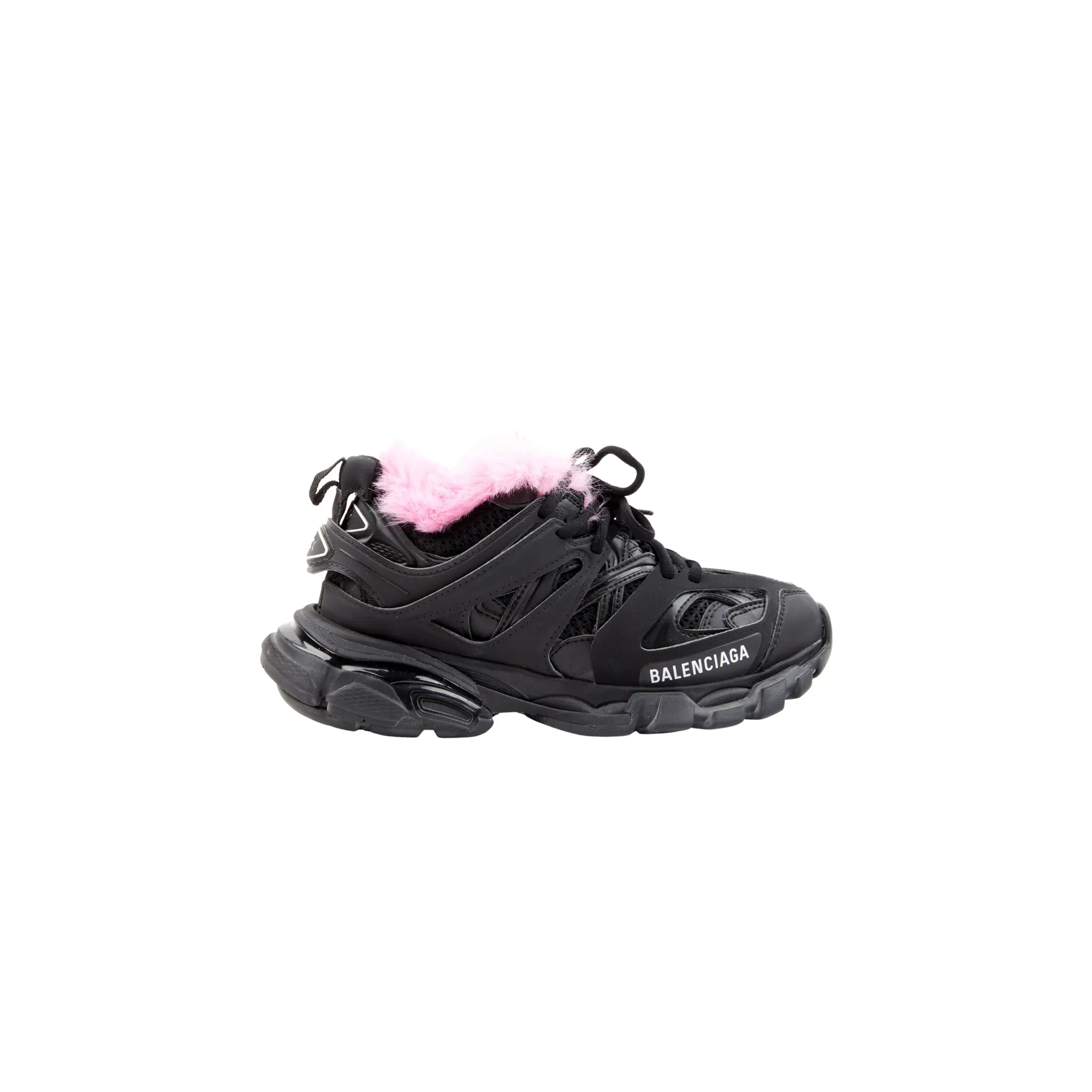 Ba*len*cia*ga track faux fur trainers 668555w3cq61050